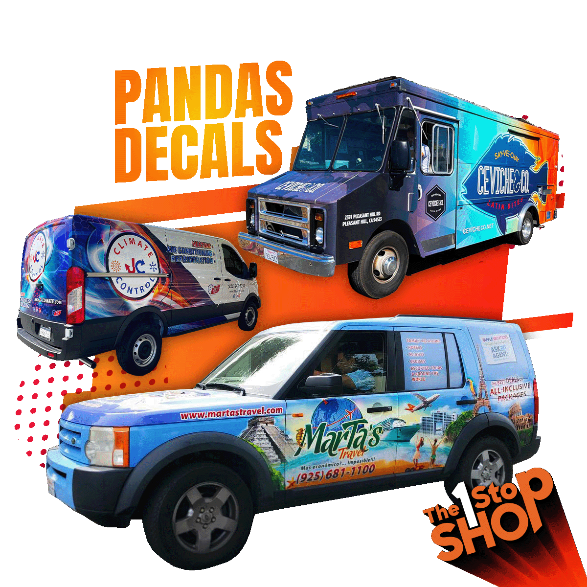 Home Pandas Decals and Signs